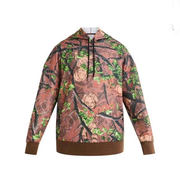 Men's Chucky in Camo Graphic Fleece Hoodie Sweatshirt Size XL - Picture 4 of 7